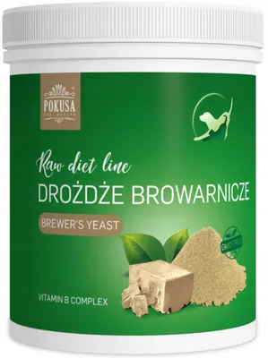 Productafbeelding van POKUSA RawDietLine Biersgist - voedingssupplement voor honden en katten - 1000g