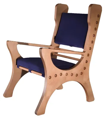 Produktbild von Esszimmer Stuhl 1 Sitzer Sessel Holz Luxus Klasse Barock Rokoko Möbel Design Neu