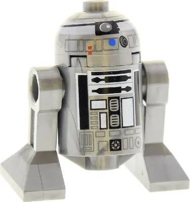 Produktbild von 1x Lego Minifigur Star Wars Legends Droide R2-Q2 flat silber grau 7915 sw0303