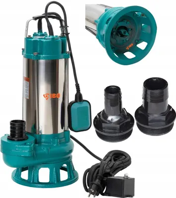 Produktbild von IBO | Tauchpumpe V370 - Edelstahl - mit Zerkleinerer - robust und effizient - für Abwasser und Entwässerung