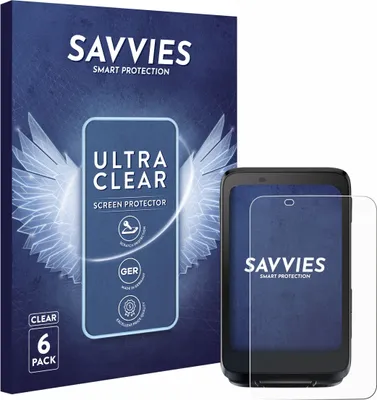 Produktbild von 6x Für iGPSPORT BiNavi Schutzfolie Savvies Displayschutz Display Schutz Folie Klar Transparent