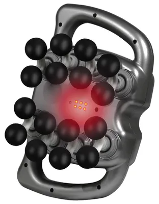 Image de Pistolet de massage - Appareil de massage des fascias - 16 têtes de massage - 9 modes - 99 niveaux d'intensité - Vibrations à haute fréquence - Idéal pour le dos, le cou et les épaules