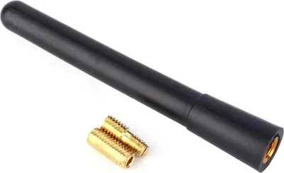 Image de Jumadas – Antenne voiture noire 10 cm | Universelle | Qualité supérieure | Pour radio FM/AM