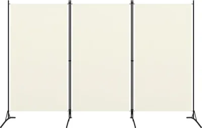 Immagine prodotto di Divisorio a 3 Pannelli Bianco 260x180 cm in Tessuto