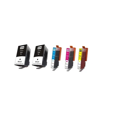 Four ink cartridges are displayed against a white background.