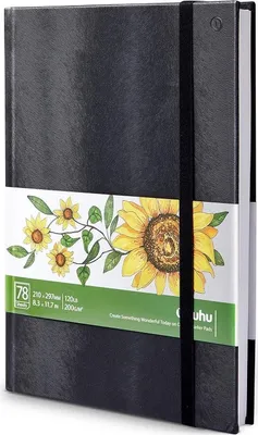 Image de Cahier de croquis OHUHU Cahier de croquis 297x210mm, 78 feuilles