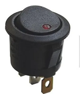 Immagine prodotto di Interruttore rotativo, 230 V, con LED rosso