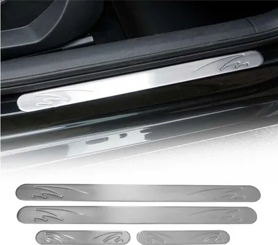 Zdjęcie produktu dla Listwy progowe do Toyoty ze stali nierdzewnej srebrne 4szt