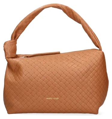 Imagen del producto de Bolso de hombro para mujer, de cuero genuino, acolchado, marca Marc Ellis, 32x21 cm. Fabricado en Italia