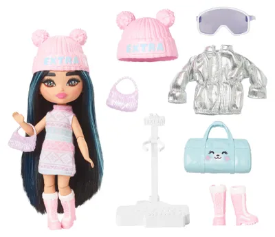 Image de Barbie Extra Minis - en costume de neige HPB20