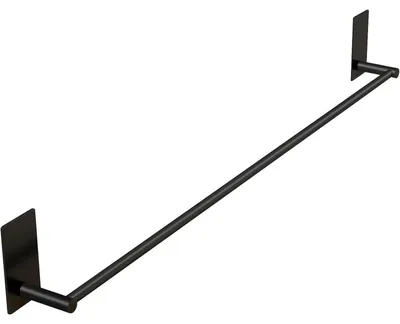 Produktbild von Handtuchhalter Selbstklebend Schwarz 60cm SUS304 Edelstahl Ohne Bohren