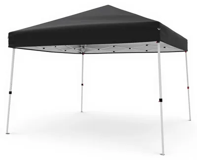 Produktbild von Faltpavillon 3x3 m - Pop Up Partyzelt - Schnellaufbau - Stahlgestell - Oxford-Dach - Mit Tragetasche, Sandsäcken, Heringen - Schwarz