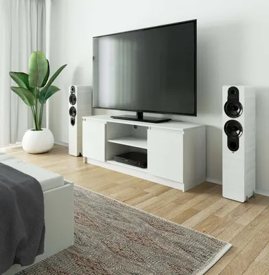 Produktbild von Akord Tv-Lowboard 2 Türen 1 Ablage Sonoma Eiche/Weiß 140X40X55 Cm