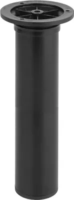 Produktbild von FS017 150 mm verstellbarer Möbelfuß, Mattschwarz