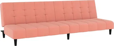 Immagine prodotto di Divano Letto a 2 Posti Rosa in Velluto