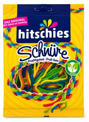 Produktbild von Hitschies Schnüre, Fruchtgummi 125g