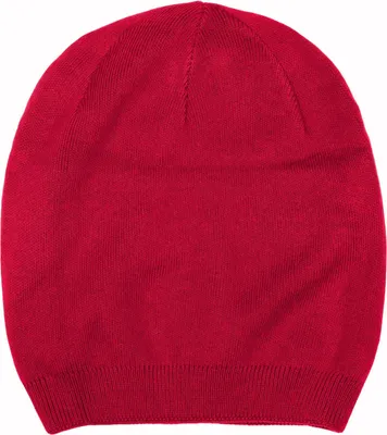 Produktbild von styleBREAKER Uni Feinstrick Beanie Mütze Einfarbig mit Rippbündchen, Doppellagige Winter Strickmütze warm 04024195