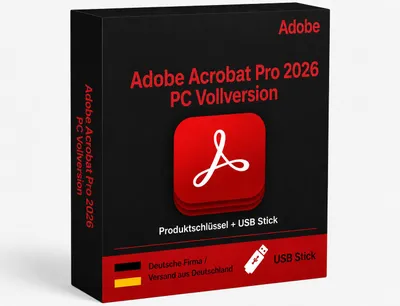 Produktbild von Adobe Acrobat Pro DC 2026 / Kein Abo / Windows, KI-generiertes Bild