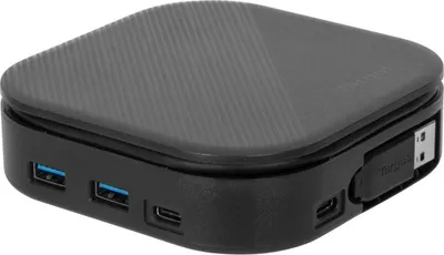 Produktbild von Targus DOCK116GLZ, Kabelgebunden, USB 3.2 Gen 2 (3.1 Gen 2) Type-C, 80 W, Schwarz, 10 Gbit/s, HD