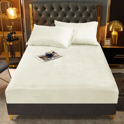 Productafbeelding van Pluizen spreihoes, 120 x 200 cm, beige