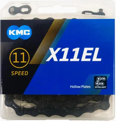 Produktbild von KMC X11EL BlackTech 11-fach Kette - 118 Glieder mit Double X-Bridge Technolog...