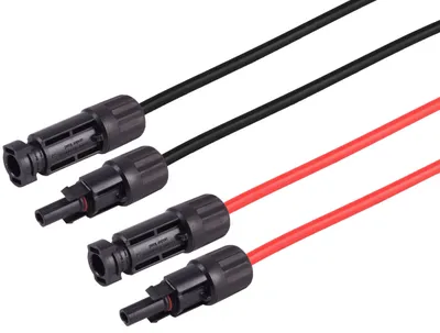 PV4-Verlengkabelset 6 mm² 2er-Pack 7,5 m rot/schwarz