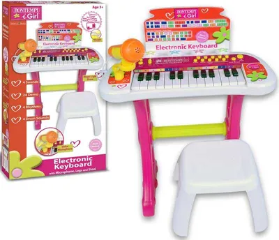 Immagine prodotto di Bontempi Tastiera elettronica rosa