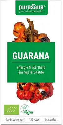 GUARANA BIO (300 mg) 120 KAPSUŁEK - PURASANA