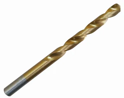 Obrázek produktu pro Vrták s titanovým povlakem (TiN) z rychlotěžitelné oceli (HSS) pro kov, průměr 4,7 mm