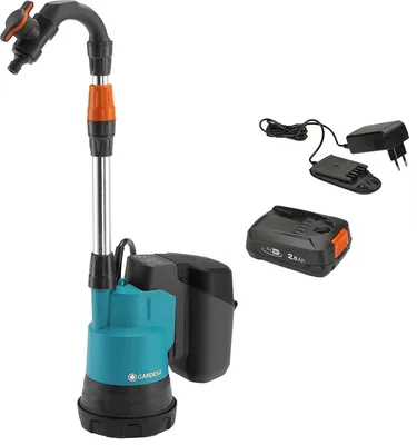 Image de Gardena 14602-66 Gardena 2000/2 18V P4A Akku-Regenfasspumpe