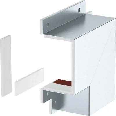 Immagine prodotto di OBO Bettermann BSKM-FW 0711 Flaches Kabelwinkelstück (7216330)