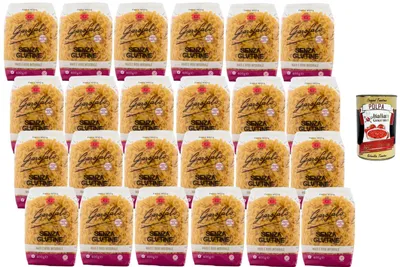 Produktbild von Italian Gourmet Glutenfreie Pasta Mista, 24er Pack 24 x 400 g, Mais & Vollkornreis, italienische Nudelmischung, ohne Gluten, ideale Vorratspackung für Familie & Gastro + Italian Gourmet Polpa