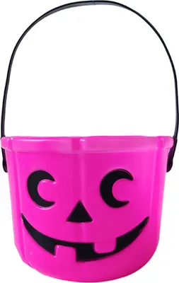 Produktbild von Halloween-Süßigkeiten-Eimer, Kürbis-Totenkopf-Eimer, Trick-or-Treat-Eimer mit Griff, für Kinder, Halloween-Party-Dekoration