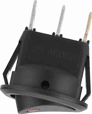 Obrázek produktu pro Automobilový elektrický kulatý vypínač 12v pro auto Van Dash Boat Light A