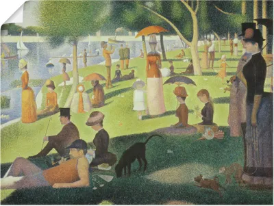 Produktbild von ARTland Poster Sonntagnachmittag Insel La Grande Jatte Größe: 60x45 cm