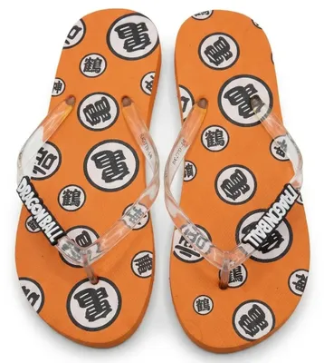 Produktbild von Dragon Ball Anime Jungen FlipFlops Sandalen Latschen Zehentrenner – Orange / 36/37