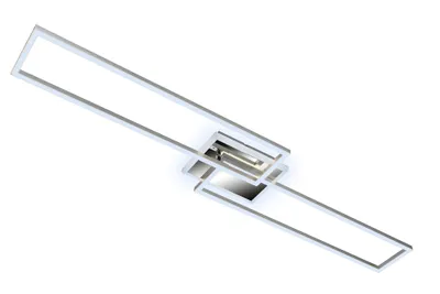 Immagine prodotto di Lampada da soffitto a LED CCT Dimmerabile Telecomando 40W argento metallo Briloner
