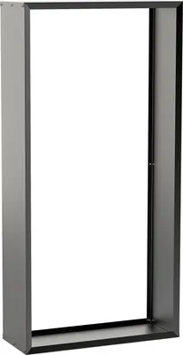Produktbild von hiyard Wooker High Brennholzregal – Kaminholzregal  / Holzlagersystem / 99 x 199 cm / matt-schwarz