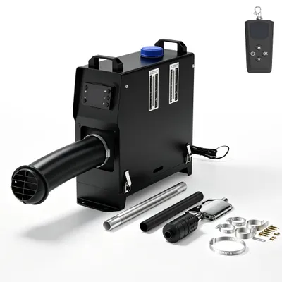 Produktbild von ACXIN Diesel-Heizgerät 8kW 12V, schwarzes LCD, schwarzes Gehäuse, mit Überhitzungsschutz, geringer Kraftstoffverbrauch, tragbares Heizgerät
