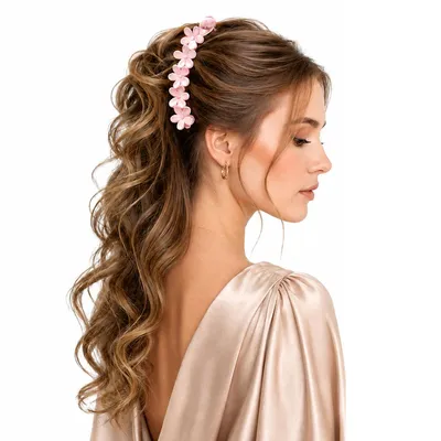 Produktbild von 8er Set Bananenspange Haarspange , große Haarclips für Damen, Kunststoff Haarspangen für lange Haare, rutschfest & vielseitig für Alltag