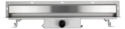 Produktbild von Wandablauf Duschablauf WD-GT02 inkl. Ablaufblende - Länge wählbar, Länge Duschrinne:700mm