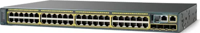 Produktbild von Cisco WS-C2960S-F48TS-S, Managed, L2, Fast Ethernet (10/100), Vollduplex, Rack-Einbau