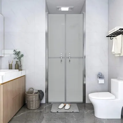 Image de vidaXL Porte de douche mat ESG 71x190 cm