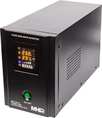Image de MHPower alimentation de secours MPU-700-12, UPS, 700W, pure sine, 12V