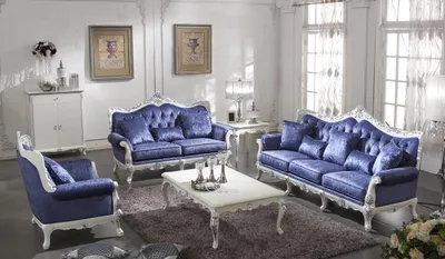 Produktbild von Klassische Luxus Sofagarnitur 3+2 Komplett Set Barock Rokoko Sofa Couch Neu