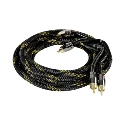 Produktbild von Ground Zero - GZCC 5.5X-TP - 5.5 m High-Quality Cinchkabel mit Metallsteckern