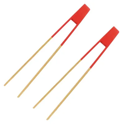 Image de Set de 2 ustensiles de cuisine pince cuisine en bois Fackelmann Boisselerie