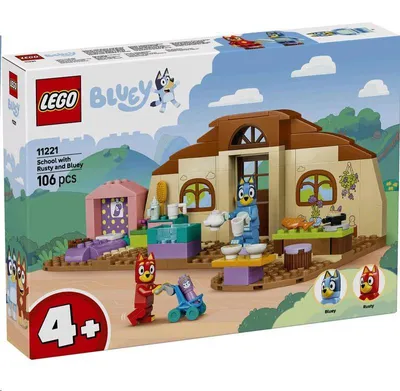Obrázok produktu pre LEGO Škola s Rustym a Bluey, Stavebnica, 4 rok / roky, Plast, 106 kusov, 352 g