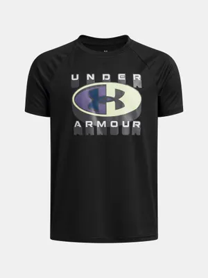 Obrázek produktu pro Under Armour Ua B Tech Graphic Ss – černá, velikost: M