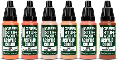 Produktbild von Green Stuff World GSW10117 - Paint Set - Flesh - Neu